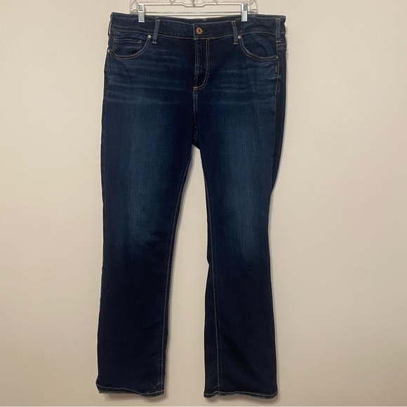 Silver Jeans Denim - Silver Jeans Co. Elyse Slim Boot Jeans 18Wx33